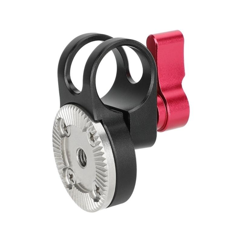 

Photography Accessory 19mm Rod Clamp with M6 Threaded Rosette for Enhancing Camera Stability and Precise 1