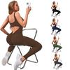 Women's European & American High-Elastic Yoga Bodysuit with Sexy Back Design and Tight-Fitting Long Pants