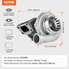 Turbosuflantă Turbo cu Kit de Garnituri pentru Cilindree de Motor de 2.5L-6.0L