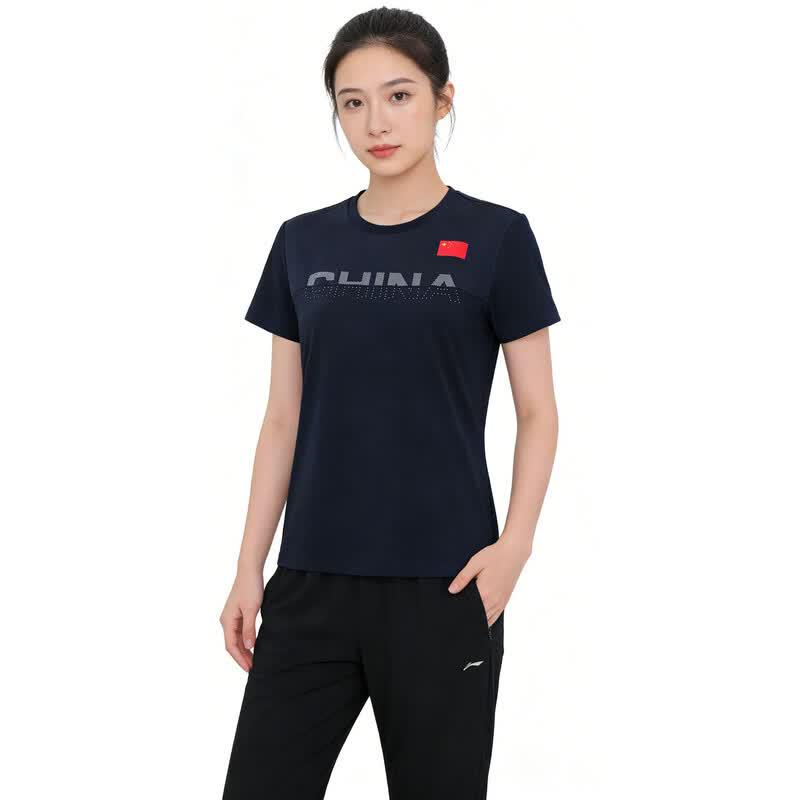 LI-NING National Team Quick-Dry Short Sleeve T-Shirt 41