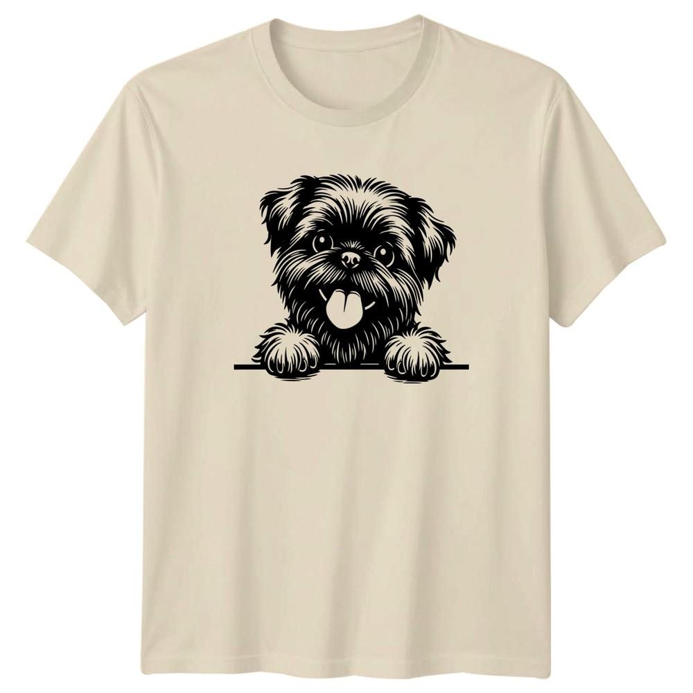 Happy Dog Paws Peeking Animals Dogs Unisexs TShirt Unisexs Graphic Tee