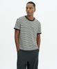Keuleogsi Striped Ringer T-Shirt Black