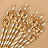 10-Pack Bear Decorative Paper Straws, Disposable Drinking Straws for Birthday Party, Festival Celebrations, Beverage Decoration