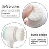 3D Facial Cleansing Brush Soft Bristled Silicone Manual Facial Cleansing Brush