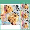 Plush Sunglasses Capybara Stuffed Toy Cherry Dolls Rope Kids Gifts Birthday