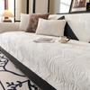 Four Seasons Universal New Jacquard Plush Non-Slip Cushion Simple Solid Color Sofa Cover Cover Cloth Towel Luxury Sofa Cushion