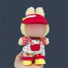 Pendant Dolls Can Wear Baby Clothes Suits 17cm Rab Cloth The First Generation And The Second Generation Can Wear Baby Clothes Instead Of Clothes