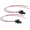 2 Way 2Pcs Side Marker Light Lamp Connector Adapter Harness Cable Wire Wiring Plug Pigtail Fit for Dodge Challenger 2016-2023