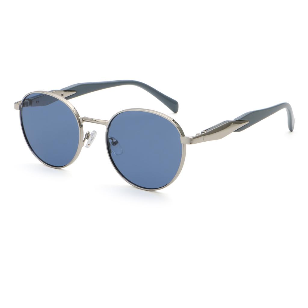 Metal P Home Prad * Sunglasses Men And Women High Sense Big Name Small Round Frame 7805