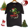 Rat Fink Weihnachtsbaumschmuck Schwarzes Shirt S-5XL HS356 Unisex T-Shirt