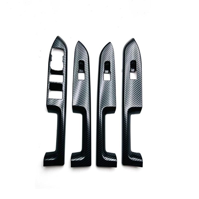 LHD For Ford Bronco   ABS Car Window Switch Panel Cover Window Lift Switch Panel Trim Interior Accessories