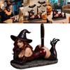 Funny Witch Pen Holder Sexy Witch Bookshelf Figurine With Pen Holder Witch Statue Pens Holders For Christmas Ornament Bulk