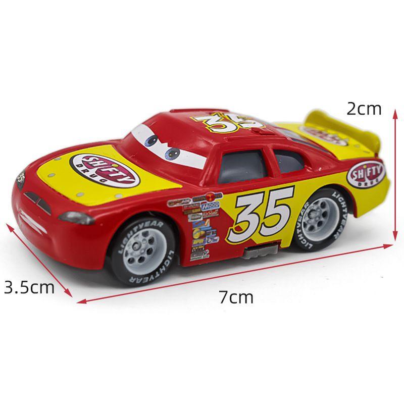 

Durable Cars Lightning Mcqueen Alloy Toy Model Sheriff And Cabrera For Kids No. 35 Racer