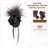 Synthetic Bun Head Wig with Hair Tie Wig Hair Clip New Hairpiece  Hair Accessories