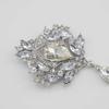 Zinc Zinc Alloy Rhinestone Crystal Flower Fashion Jewelry Korean Style Brooch Clothing Accessory Women Brooch