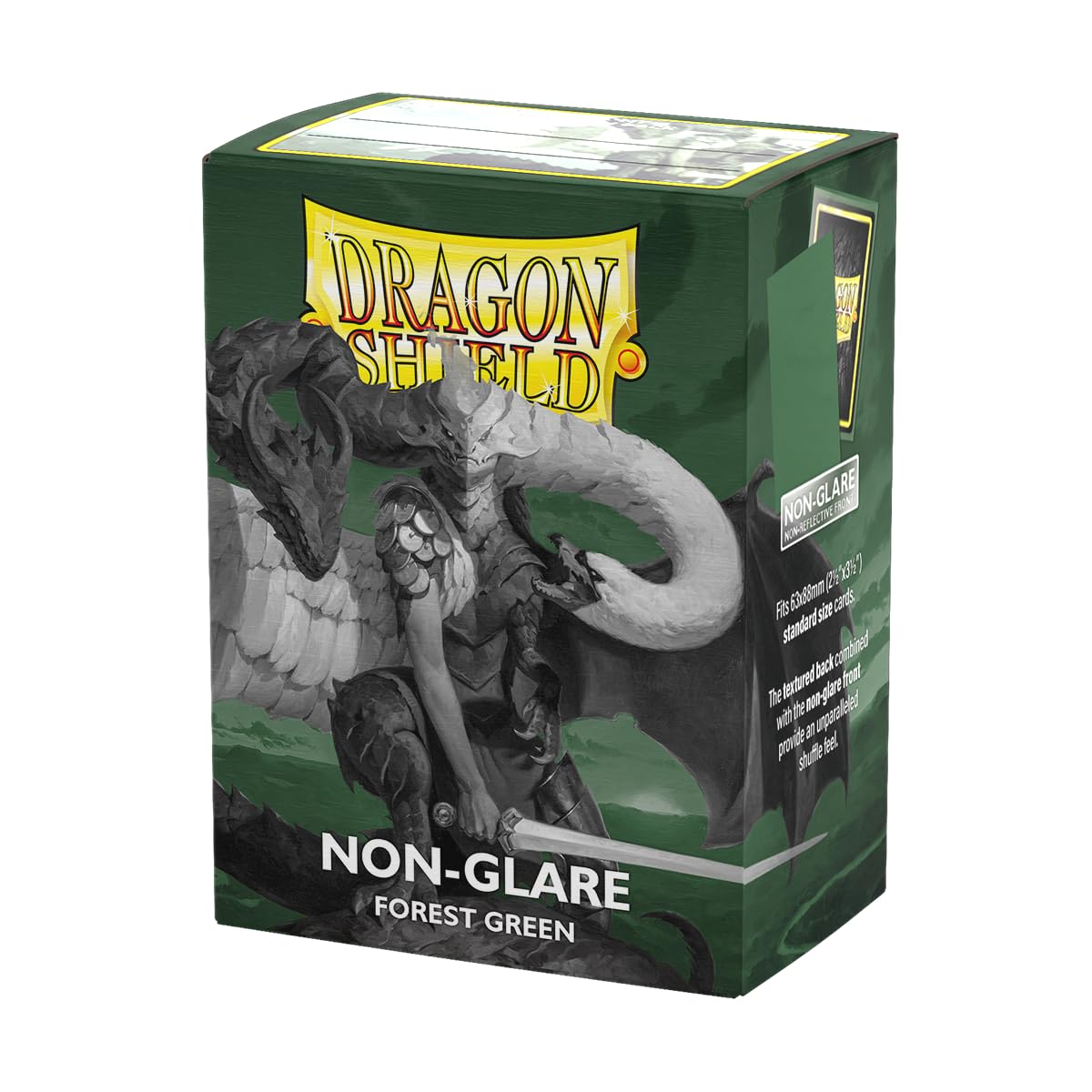 

Dragon Shield Matte Standard Forest 100 Non-Glare Sleeves, Size, Green, Sleeves, AT-11825