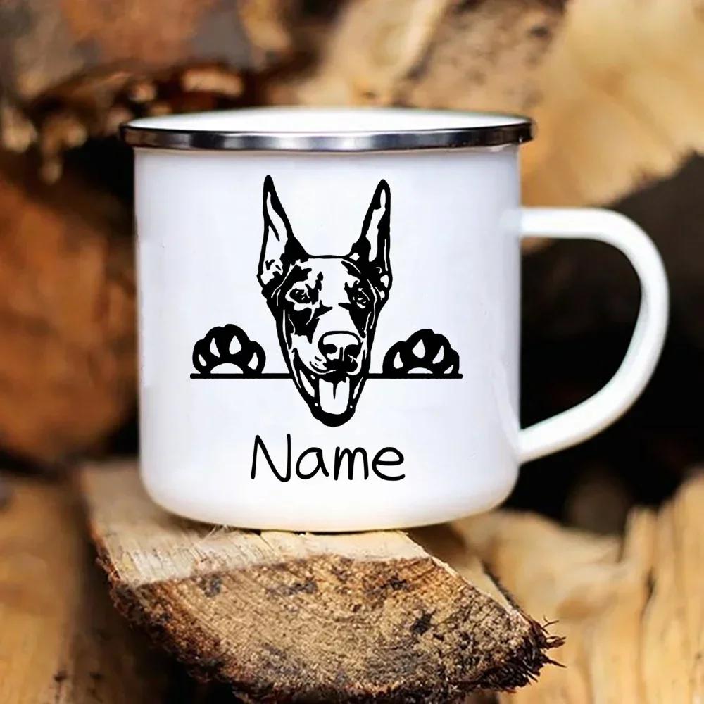 Personalized Pets Enamel Mug Custom Cup Funny Cups of Coffee Cup for Tea Beer Mugs Drinkware Rare Travel Cute Original Unusual