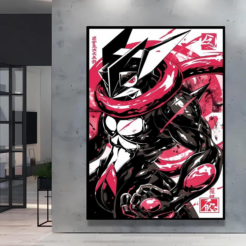 Canvas Prints Pokemon Greninja Classic Anime Posters Wall Art High Definition Images Modern Home Living Room Decor Children Gift