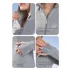 2025 Slimming UPF50+ Nylon Hooded Yoga Jacket - Long Sleeve, Sun Protection, Versatile for Outdoor Summer Activities