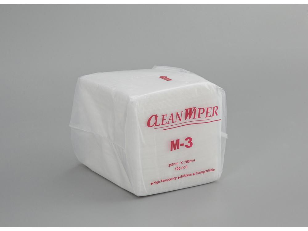 Lint-Free Industrial Absorbent Wiping Paper m-3 - Water & Oil Resistant Non-Woven Cleaning Sheets
