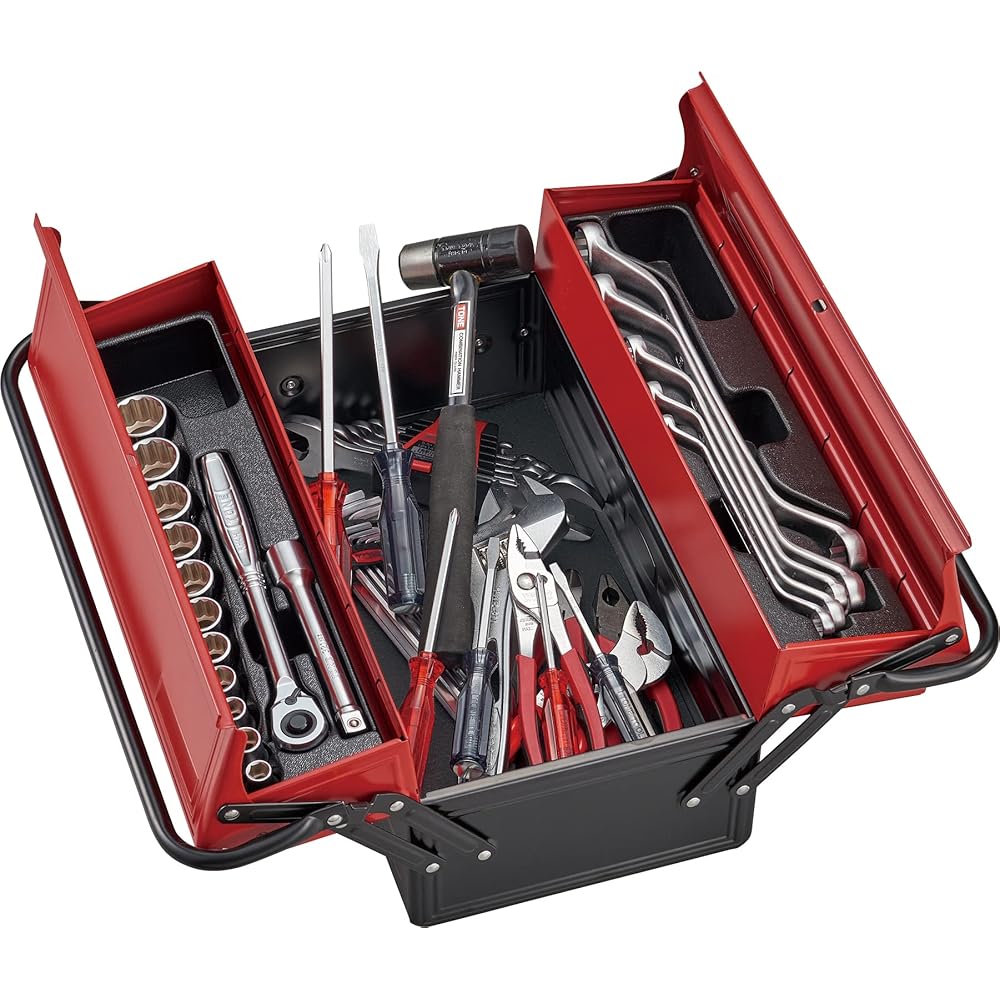 TONE Tool Set 700S 12.7mm Drive Red 46 Pieces