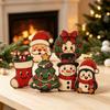 Tree Sock Santa Claus Figurine Decor Snowman Christmas Decoration Xmas Desktop Ornaments  Xmas