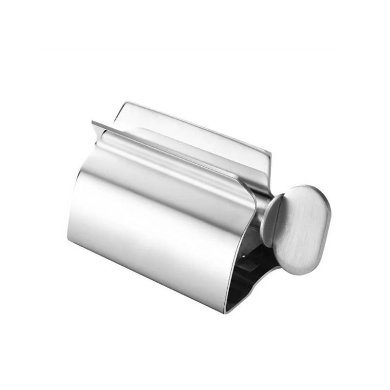 Manual Stainless Steel Toothpaste Dispenser For Home Use With Rotation Design