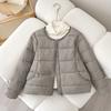 Autumn Winter Thicken Warm Parka Women Casual Sweety Solid Color Big Pocket Loose Jackets Outwear