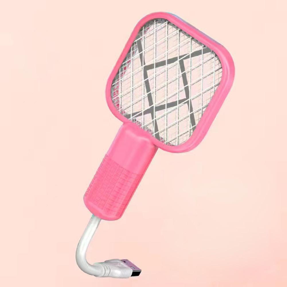 1PC Multi-Functional Mini Household Electric Mosquito Swatter Plug And Play USB Mosquito Killer Light For Outdoor Camping