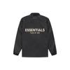 Fear of God Essentials SS22 Coaches Jacket Iron Men Outerwear Black-Iron FOG-SS22-132