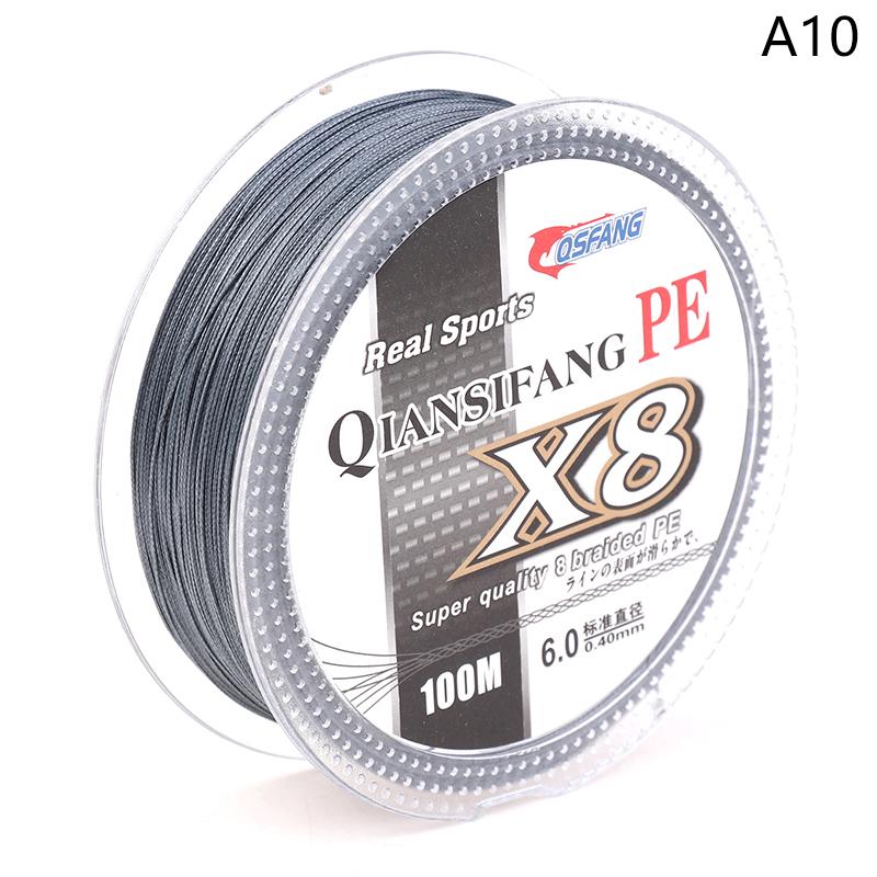 100M 8 Strands Pe Braided Fishing Wire Multifilament Strong Fishing Line Durable Travel Sea/Stream Fishing Line