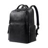 SCHWARZETIENNE Men's Premium Leather Business Laptop Backpack