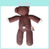 Boneco de Pelúcia Urso do Mr. Bean Marrom 23cm Figura Macia Recheada Para Presente de Crianças e Novidade