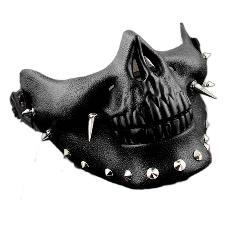 New Steampunk Neutral Leather Mask Anime Halloween Horror Party Mask