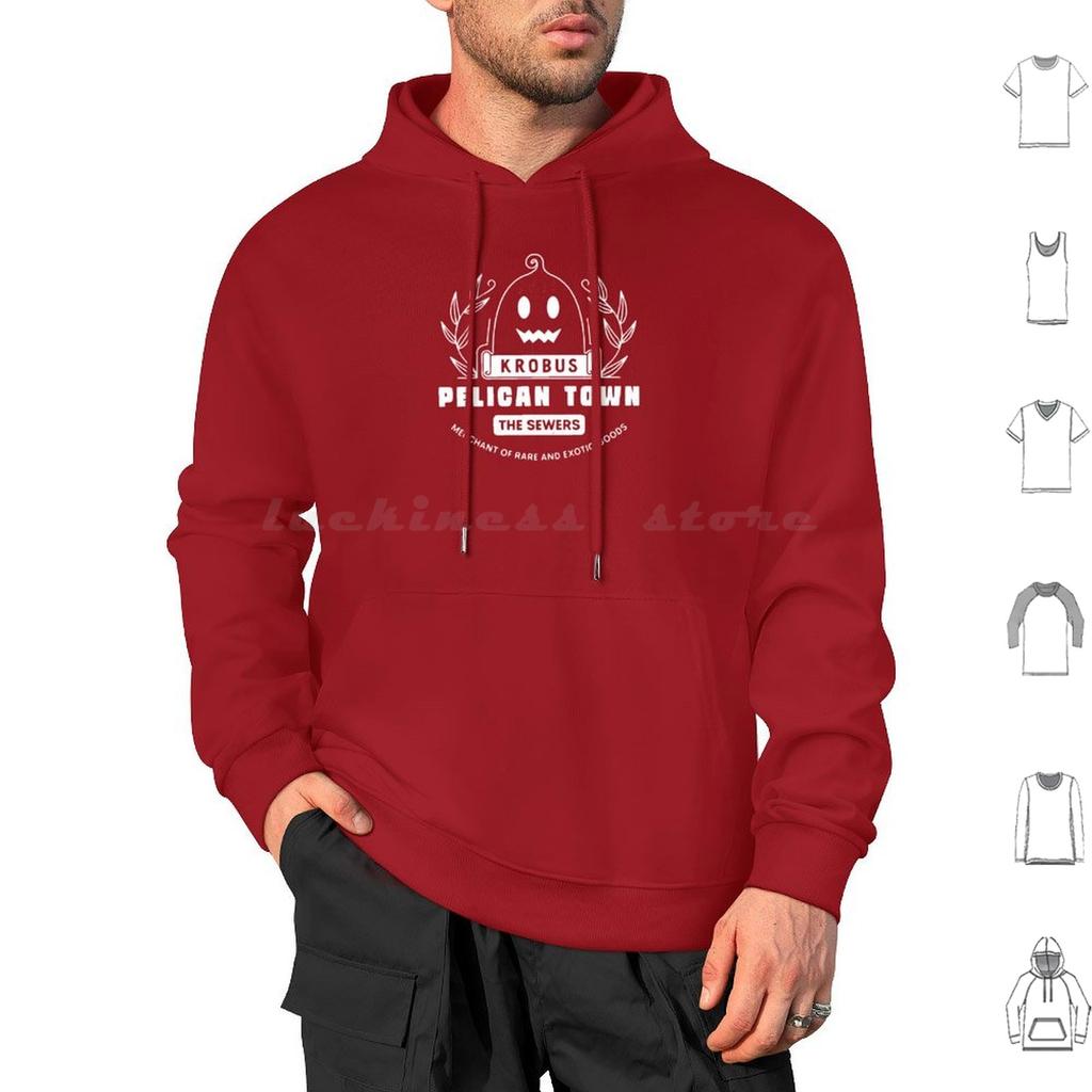Krobus Merchant Hoodie Cotton Long Sleeve Junimo Junimos Stardew Valley Valley Game Gaming Gamer Video Game Video Games