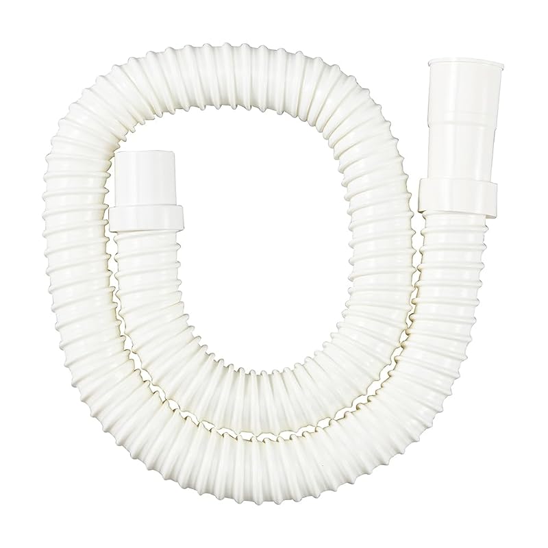 SANEI Washing Machine Drain Hose Extension, 1m, Ivory PH64-861T-1M-I