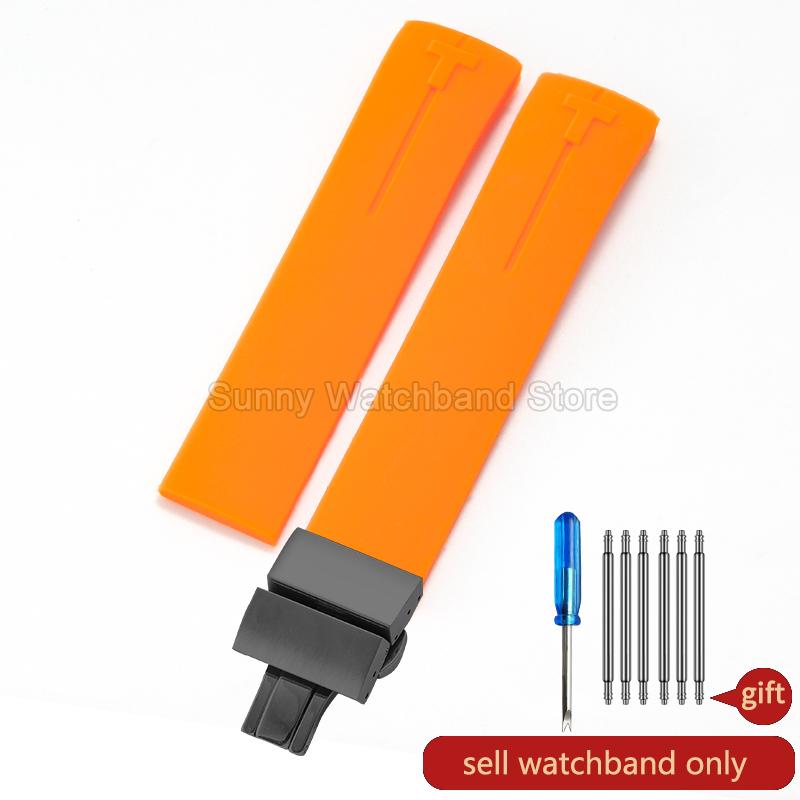 Waterproof Durable Silicone Watch Strap for Tissot 1853 T-Touch Series T013 T081 T091 Watch Accessories 20 21mm Black Blue