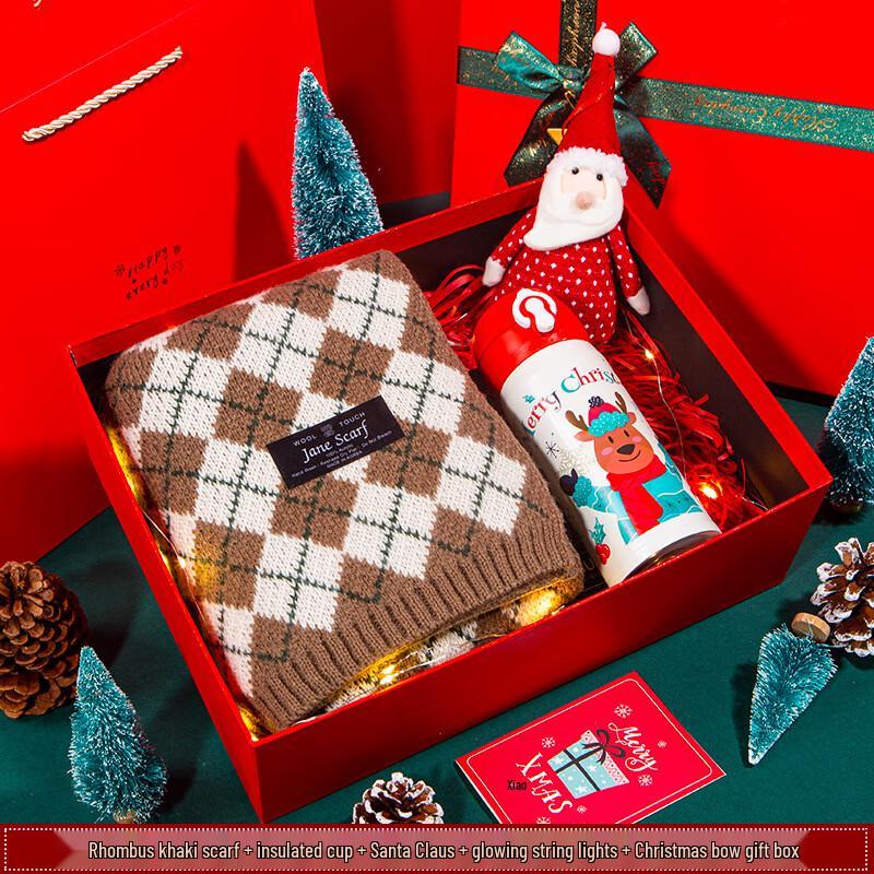 Christmas Gift Set with Thermos and Scarf 14