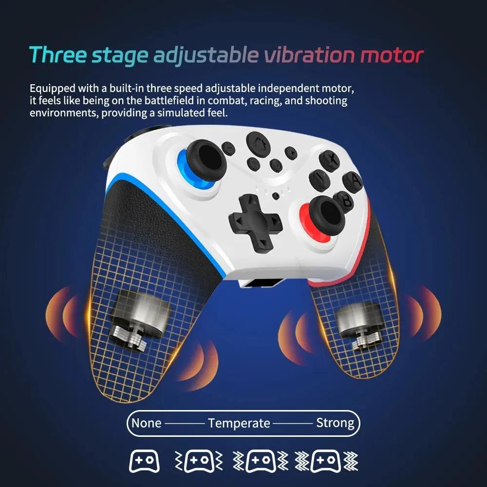 Wireless Switch Controller Compatible with Switch/Lite/OLED Remotes Multi-platform Support with Acceleration, Wake-up Function