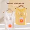 Girls' Puberty Warm Vest with Chest Pad for Teens - Autumn/Winter Underwear