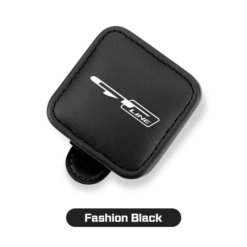 Leather Car Visor Glasses Clip For KIA Rio 5 Ceed Cerato K2 K3 K4 Sportage Picanto Optima Sorento Sunglasses Holder Accessories