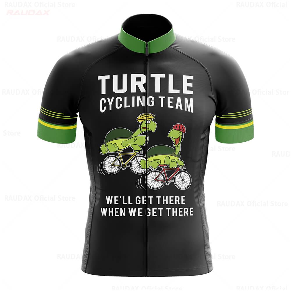 Man's Cycling Jersey Set 2026 Turtle Cycling Team Summer Short Sleeve Mountain Bike Bicycle Sportswear MTB Maillot Ropa Ciclismo