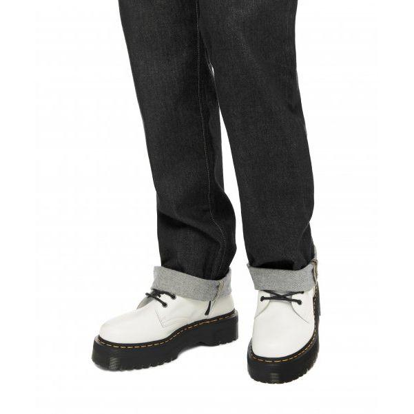 Dr. Martens Jadon Smooth Leather Platform Boot White Unisex Sneakers 15265100