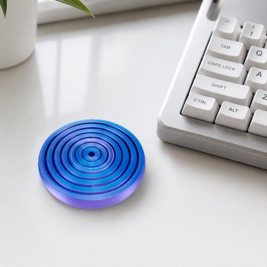Interstellar Decompression Toy, Gradient Macaron Color Spiral Ring, 3D Printing Vortex Stress Relief Fidget Toy, for Kids Adults Gifts
