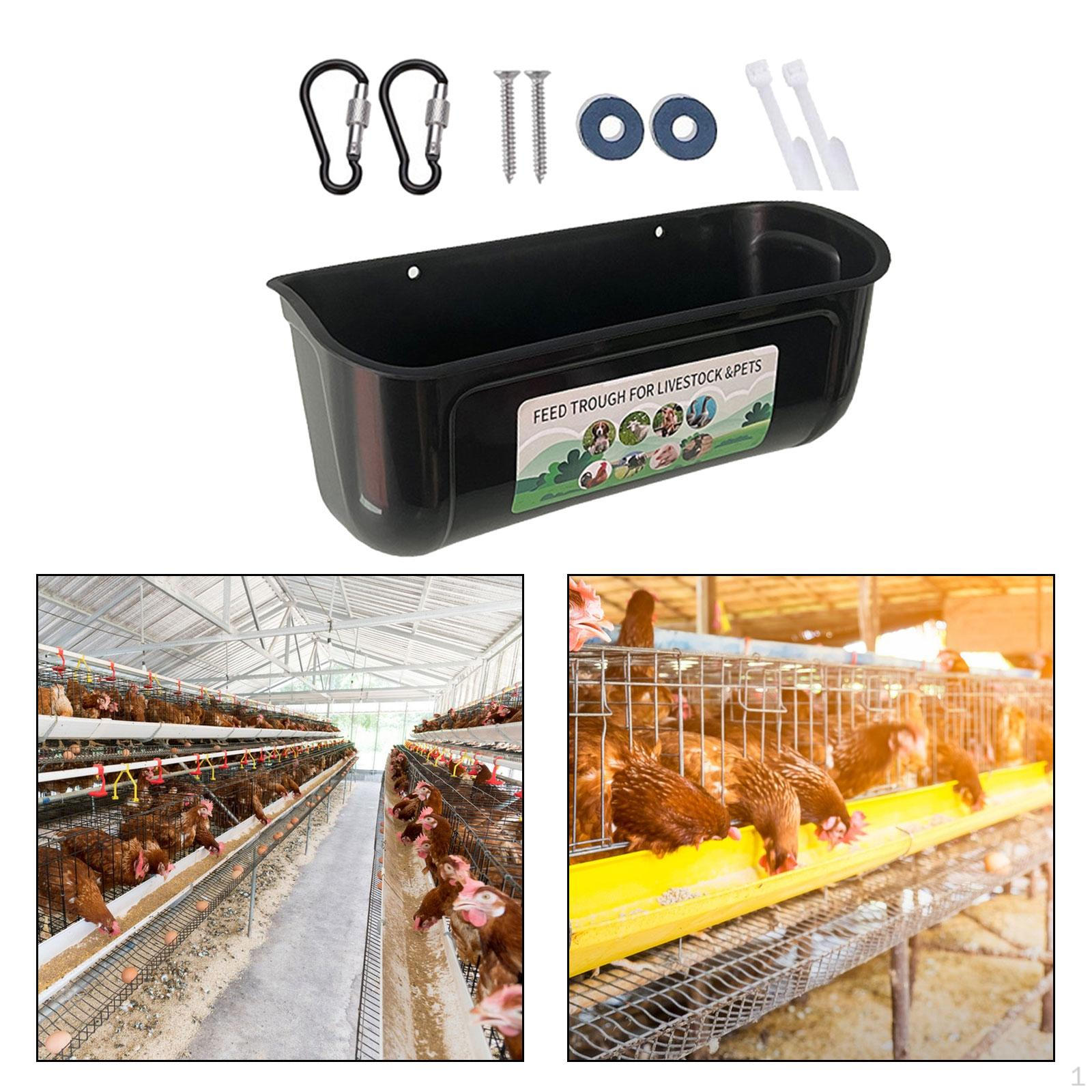 

Подвесная кормушка для кур и коз с надежными креплениями чёрный