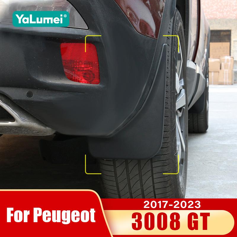 For Peugeot 3008 GT 2017 2018      Car Mud Flaps Mudguards Splash Guards Fender Protector Accessories