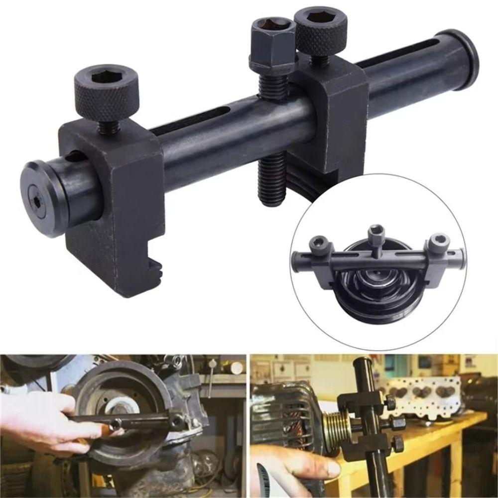 Non-slip Crankshaft Remover Tool Firm Grip Ribbed Drive Pulley Puller Car Engine Repair