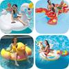 Whale Lobster Crocodile Unicorn Swan Duck Flamingo Shark Inflatable Water Mount