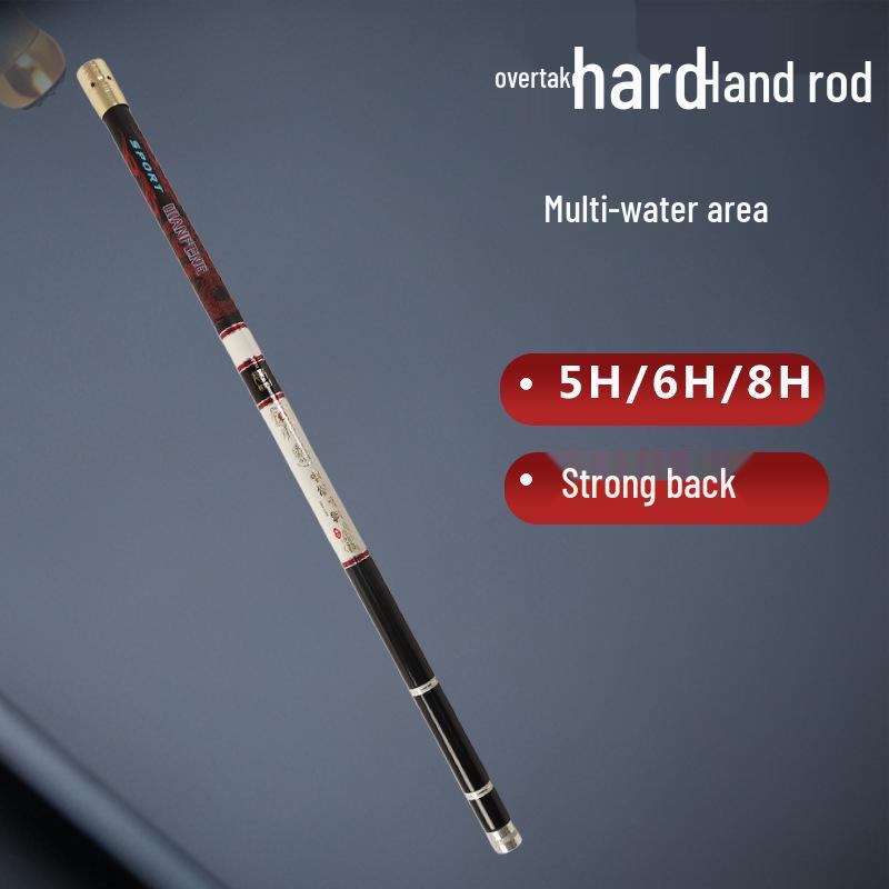 60cm Ultra-Hard, Ultra-Light Carbon Stream Rod – 2/8 Action, Ideal for Various Waters