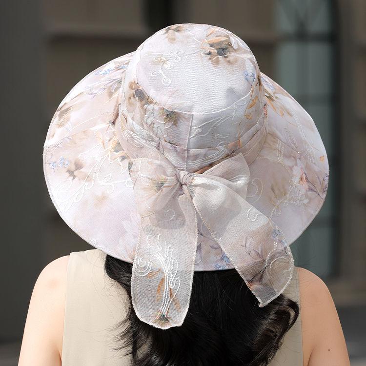 New Hat Ladies Spring Summer Visor Eugen Yarn Bucket Hat Fashion Sun Hat